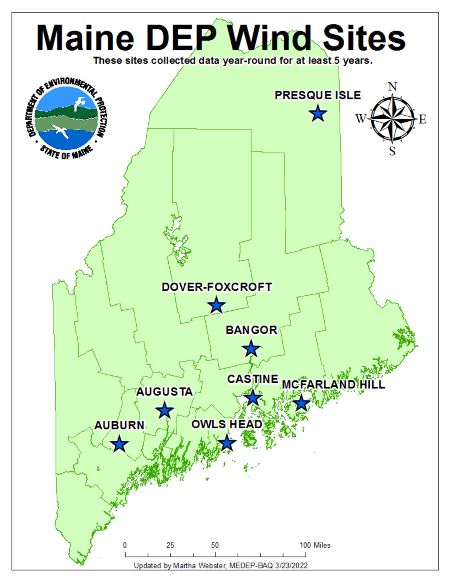 Click to view larger image. Maine wind sites
